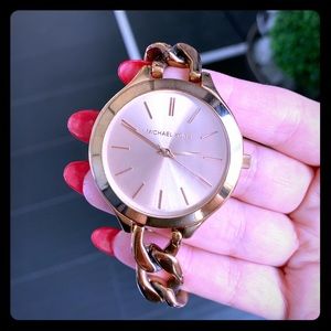 Michael kors Slim Chain Rose gold colored Watch